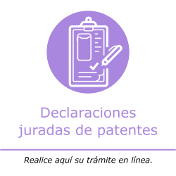 Servicios - Declaraciones juradas de patentes