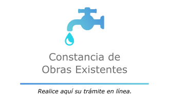 Servicios - Constancia de Obras Existentes