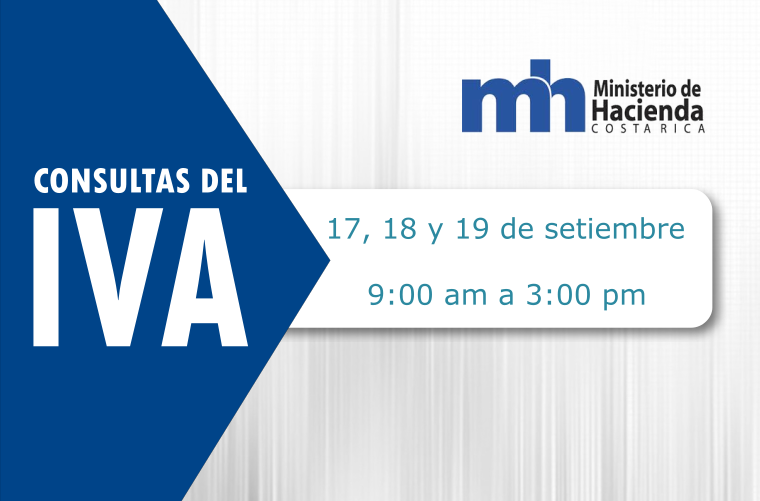 ¿Tiene consultas del IVA? - Escazú 2019 ¿Tiene consultas del IVA? - Escazú 2019