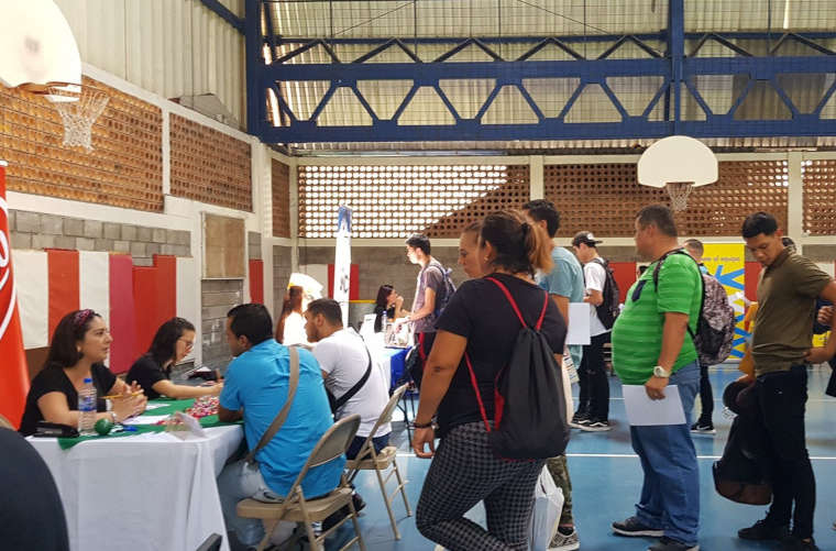 Feria de empleo organizada por la Municipalidad de Escazú - Octubre - 2019