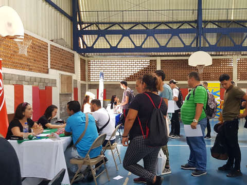 Feria de empleo organizada por la Municipalidad de Escazú - Octubre - 2019